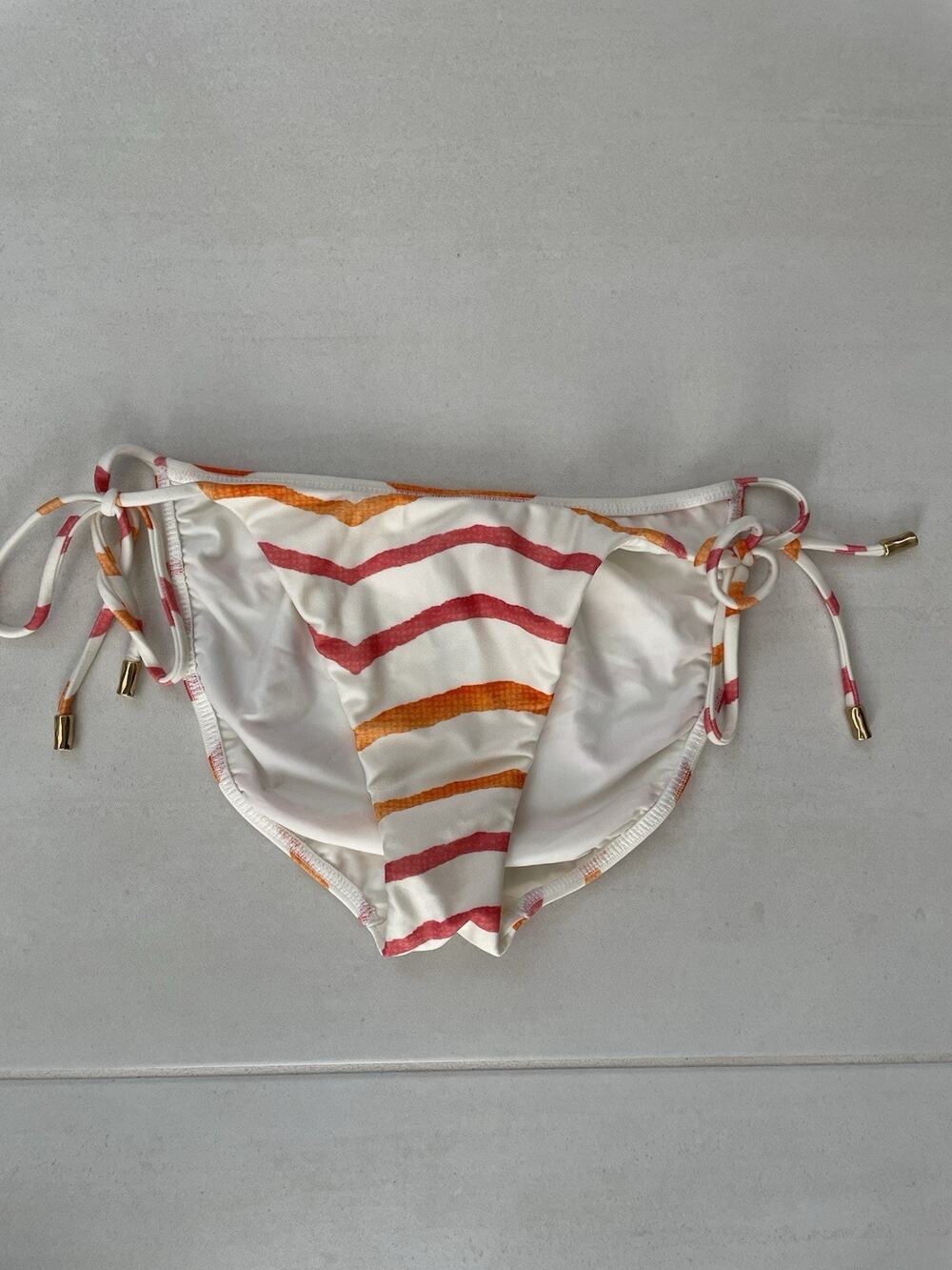 Vix Swim String Bikini Bottom Striped Swimwear Beach Summer